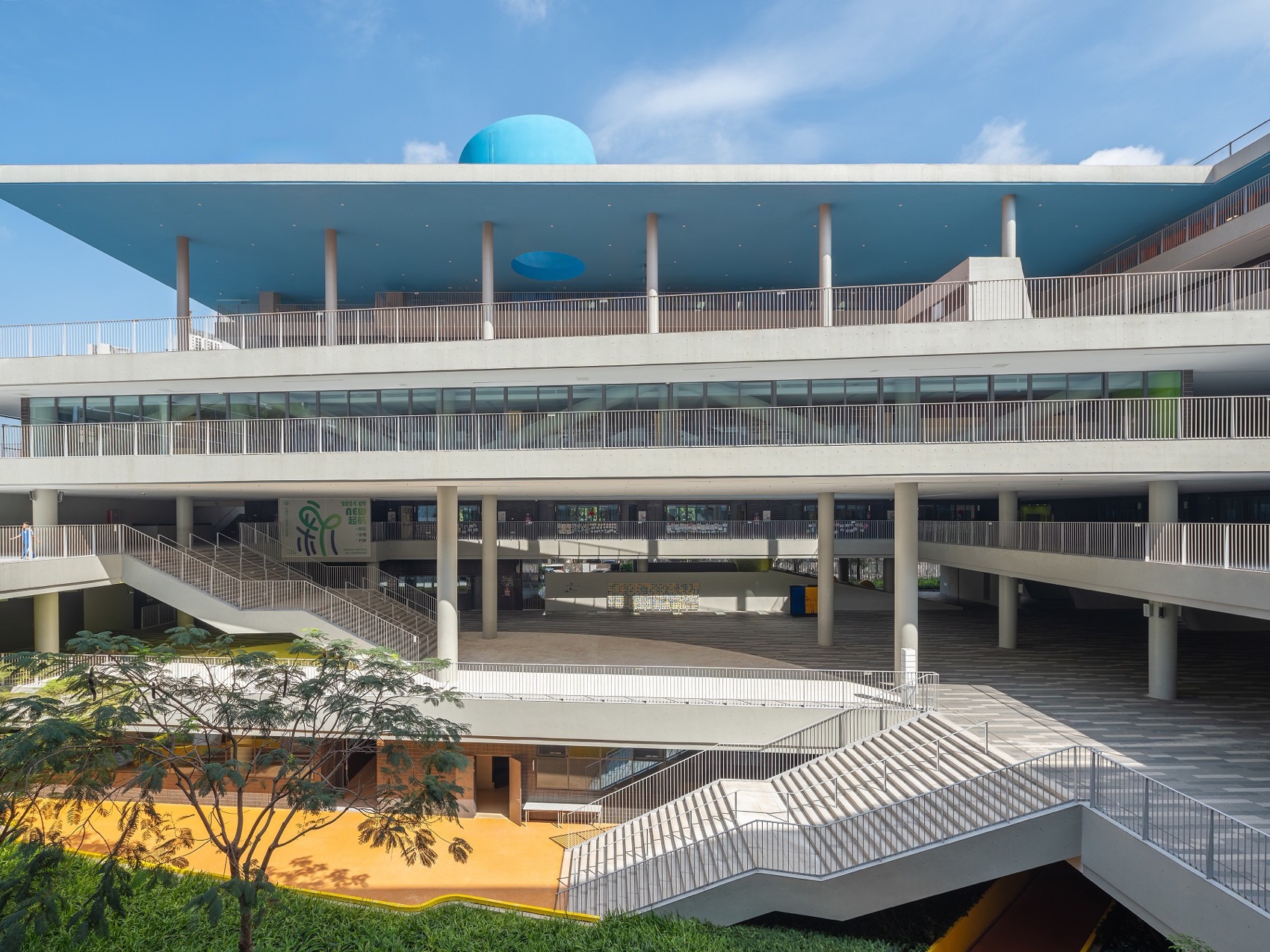 深圳福田绿洲小学丨中国深圳丨悉地国际东西影工作室-25