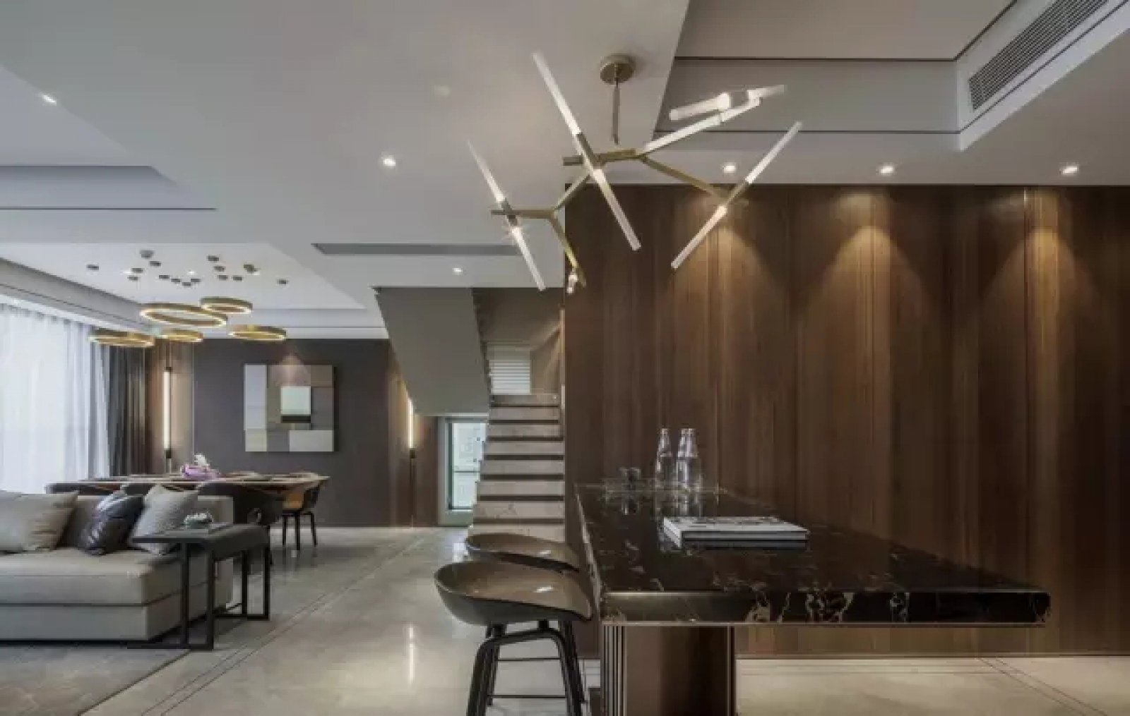 壹方中心·玖誉二期复式样板房  派尚设计-9