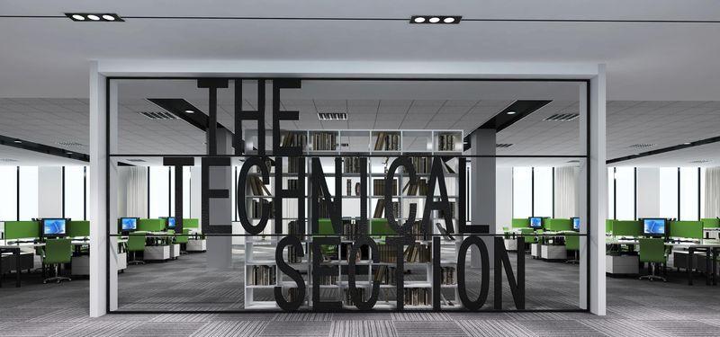 烟台惠通网络科技现代简约办公楼设计-9