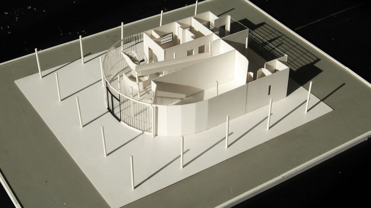 萨伏伊别墅模型制作-1