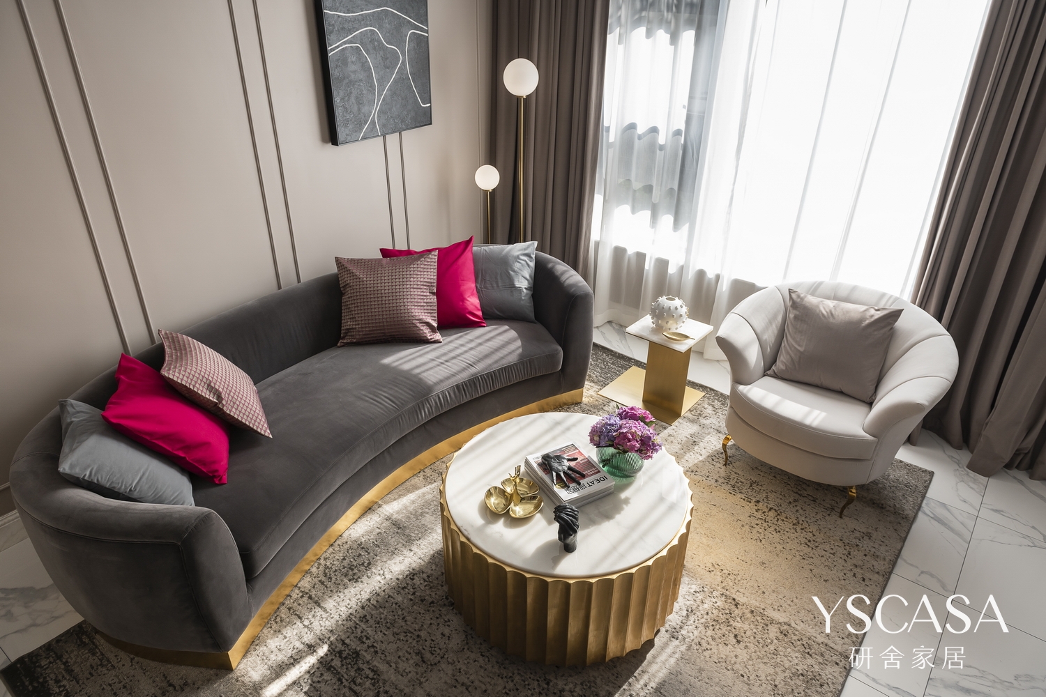 重庆东原旭辉江山樾 178㎡洋房装修 现代轻奢混搭生活-16