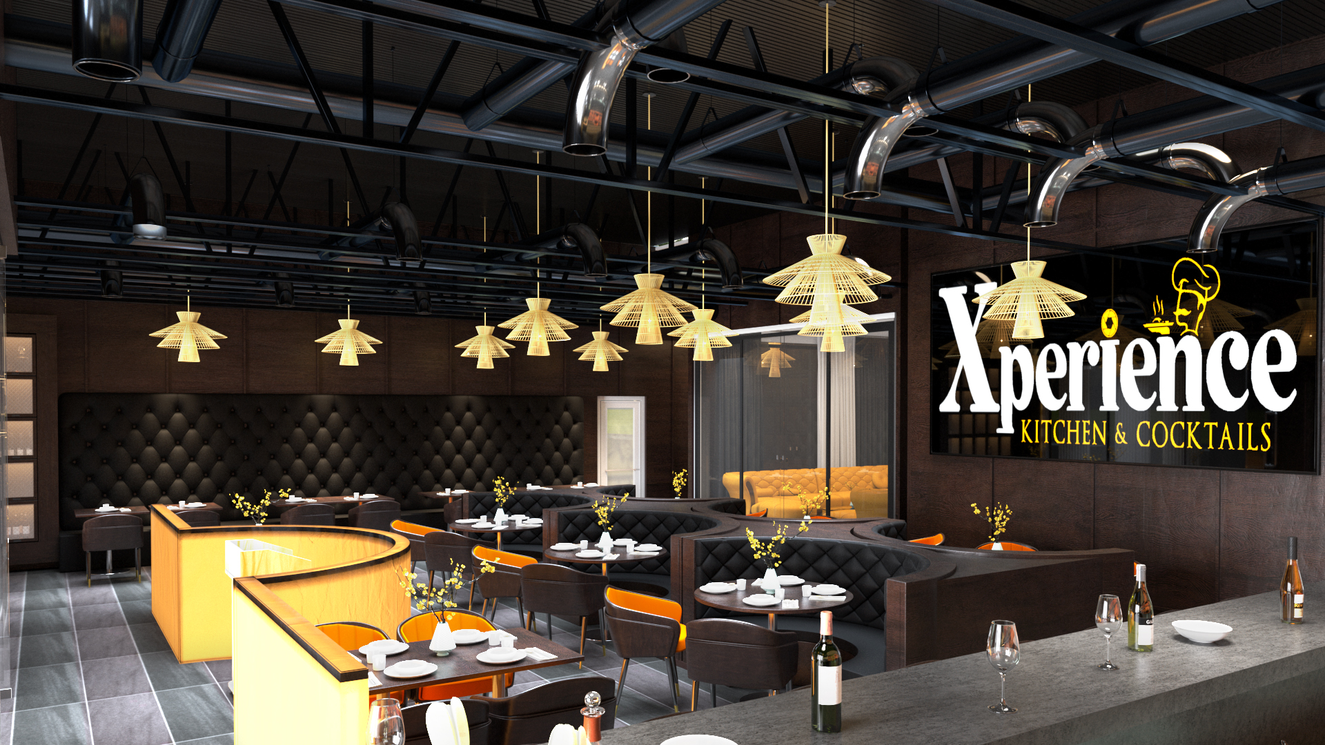 热带餐厅 3D 渲染丨Blueribbon 3D 动画工作室-5