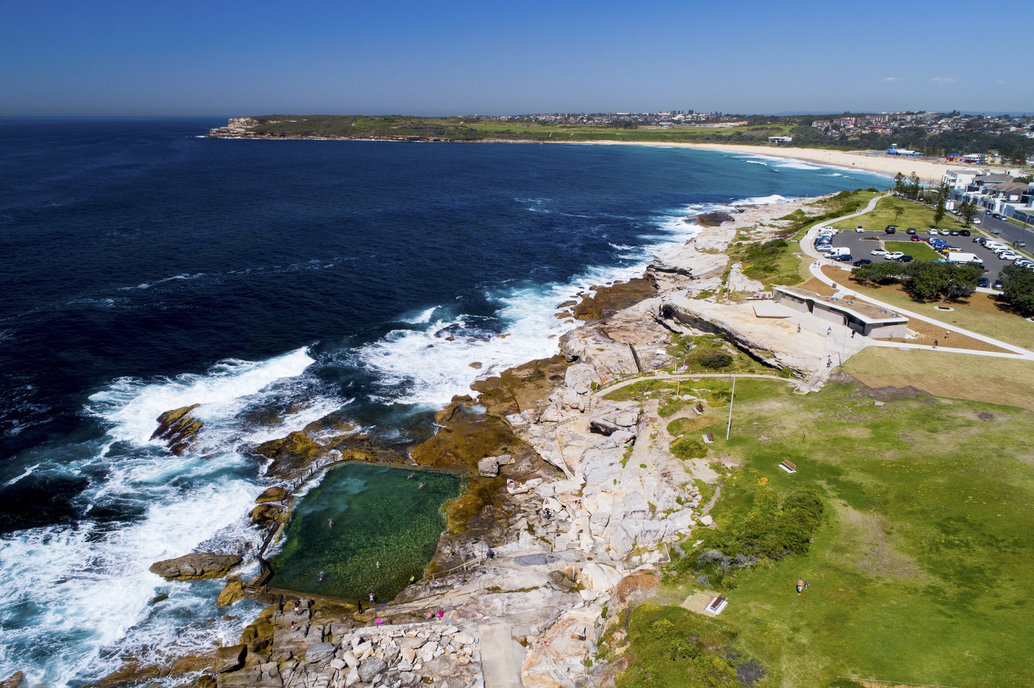 澳大利亚马鲁布拉海滩岩石泳池设施丨Lahznimmo Architects-31