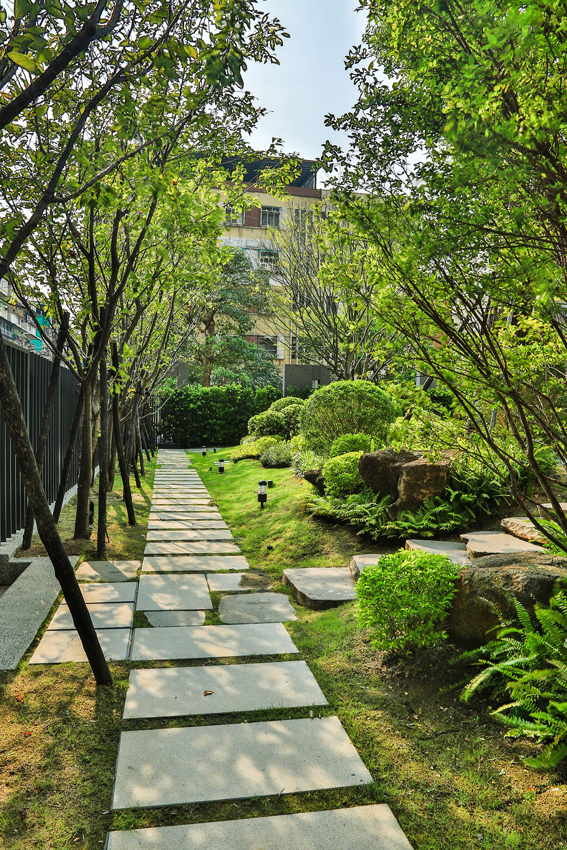 柏悅府中庭住宅景观设计丨中国基隆丨萧家福建築師事務所,玫格聯合建築師事務所-11