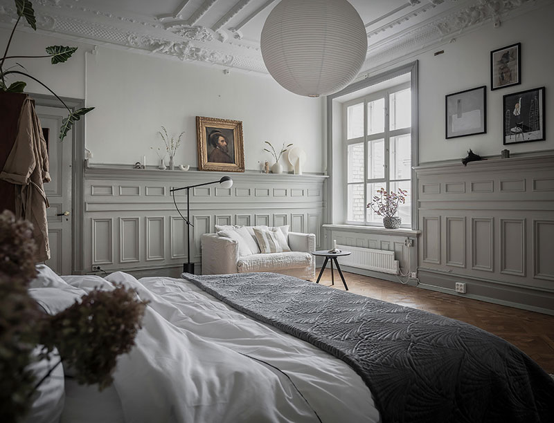 惊艳的斯堪的纳维亚公寓 | 经典与时尚的完美结合-21