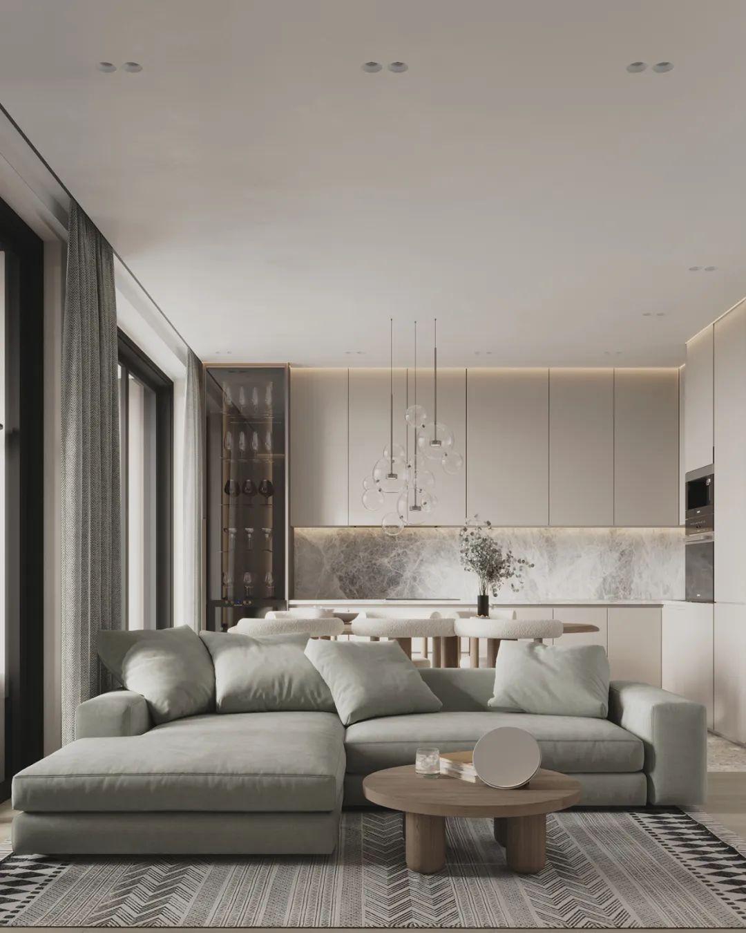 VANILLA LATTE 私人复式住宅丨美国纽约丨Tetiana Aleksandrenko-46