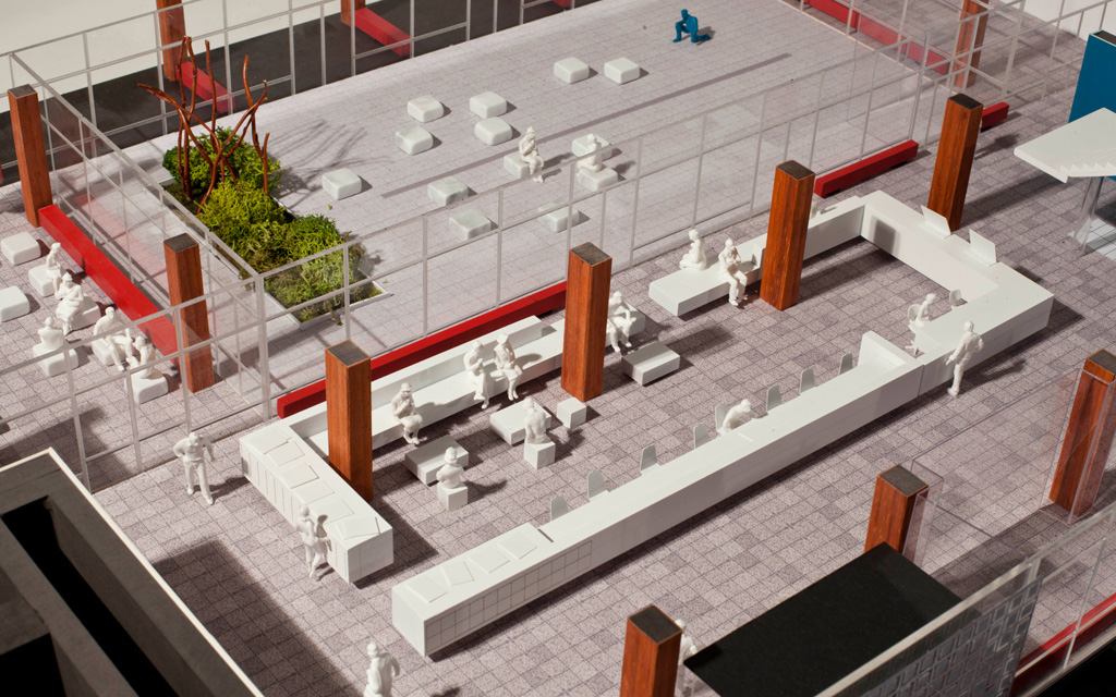 柏林布莱特街城市图书馆门厅翻新丨德国柏林丨Ralf Fleckenstein,Matthias Hanzlik-0