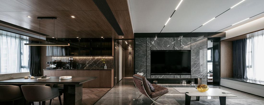 一度经纬空间设计 · 现代风格咖啡生活居所-16