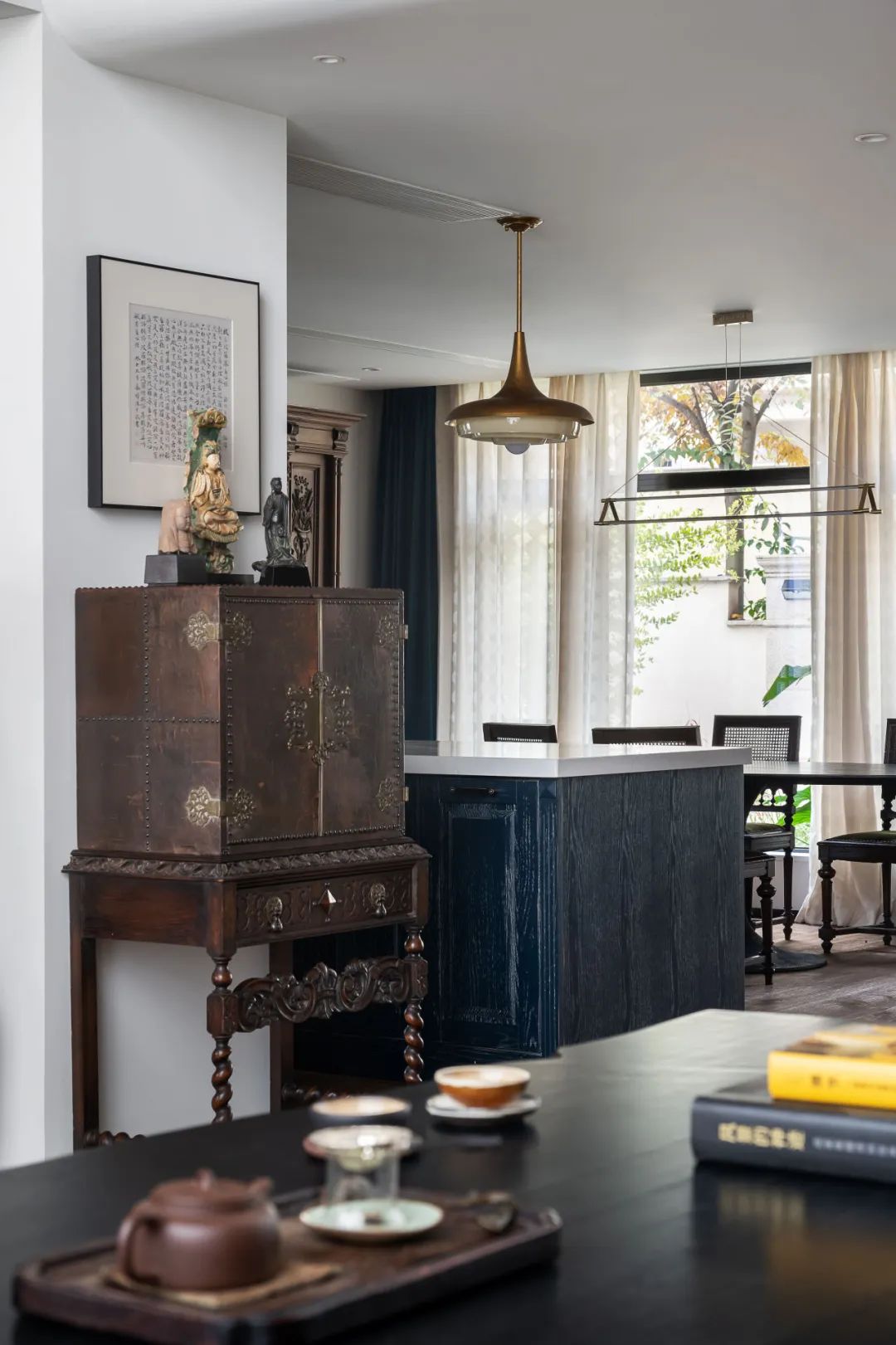 恒大·御景半岛中古混搭风住宅设计丨中国重庆丨SV.D舍唯空间美学-30