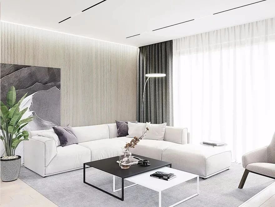 88㎡现代简约公寓丨JD Architects-2