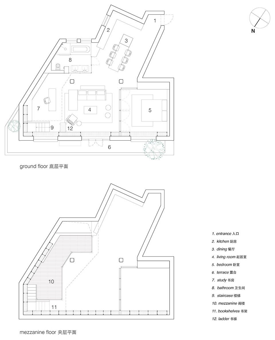 图书馆之家——90㎡上海老住宅改造-26