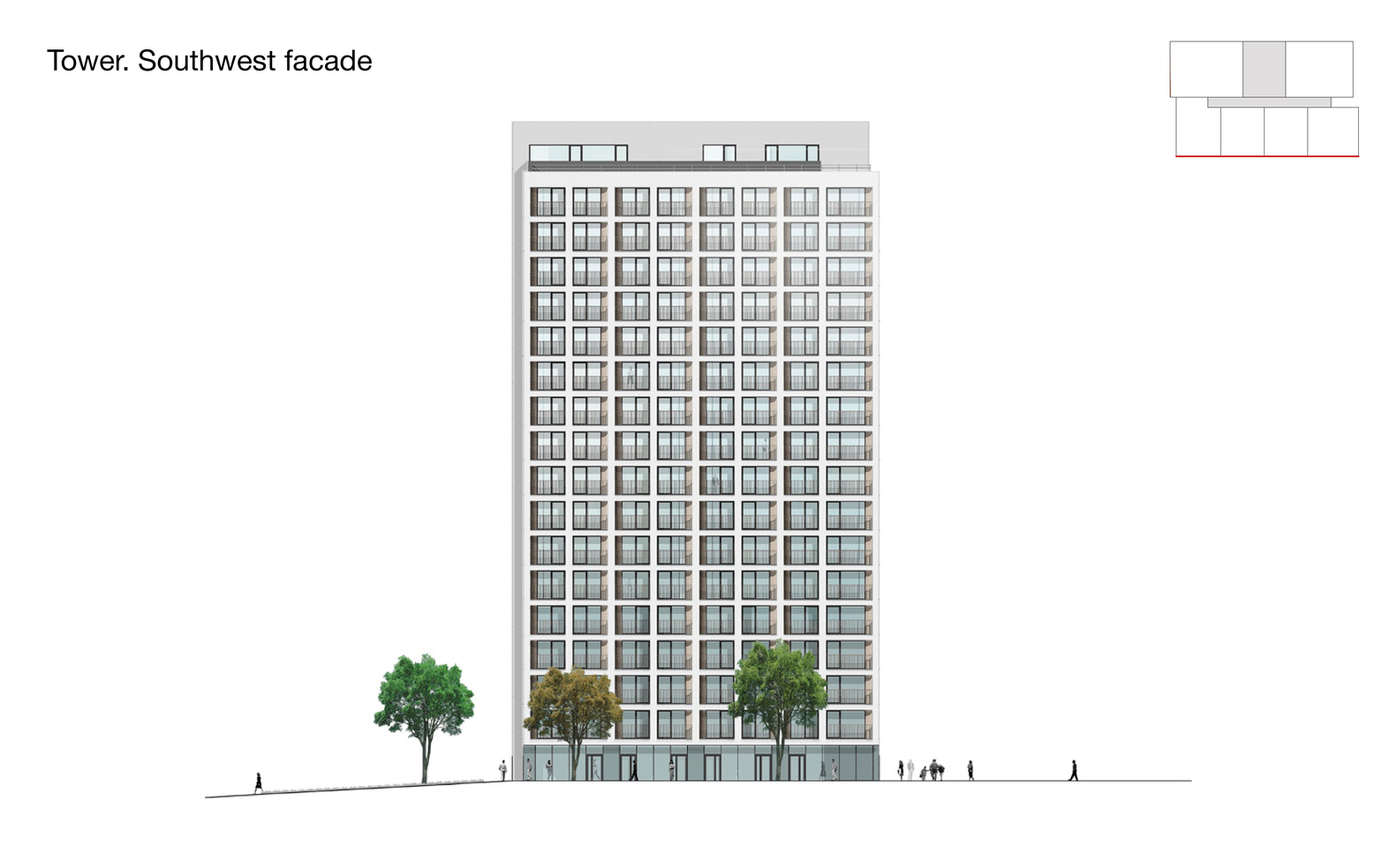 俄罗斯 Novosibirsk 城市塔楼与城市住宅设计丨Brusnika,DROM-75