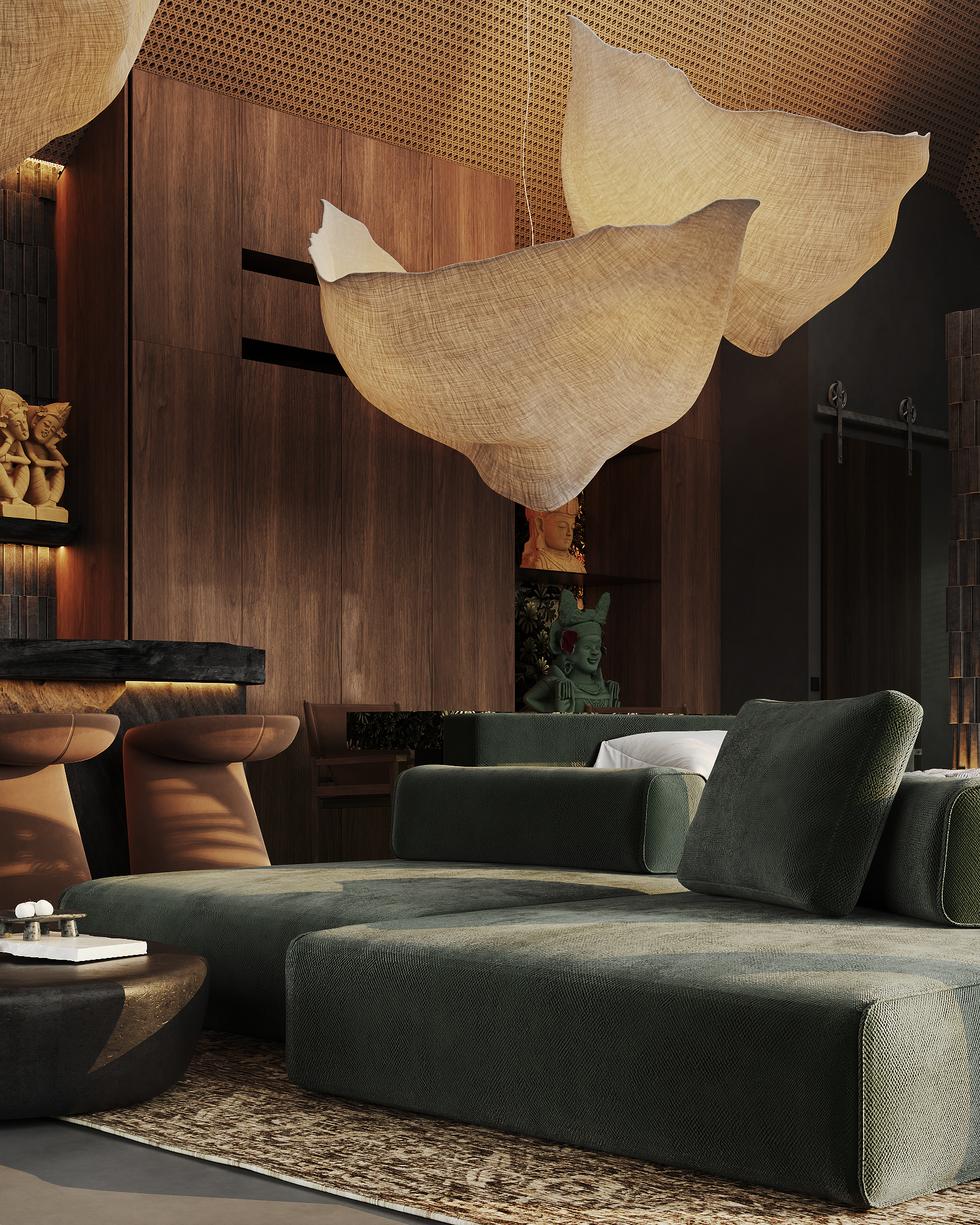 时尚的丛林别墅丨IndonesiaBali丨Bodes studio-17