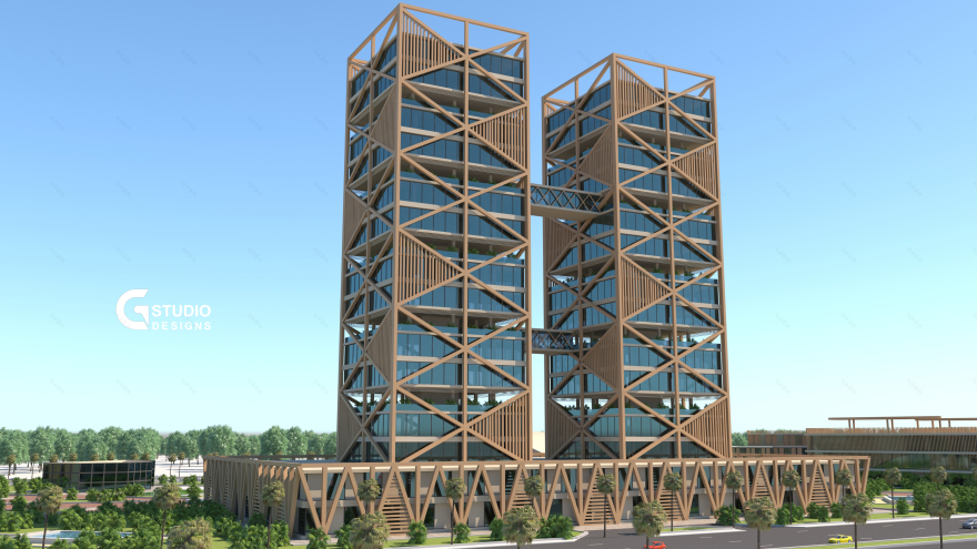 Business Center 3D 可视化设计丨埃及丨PSG Studio Designs-12