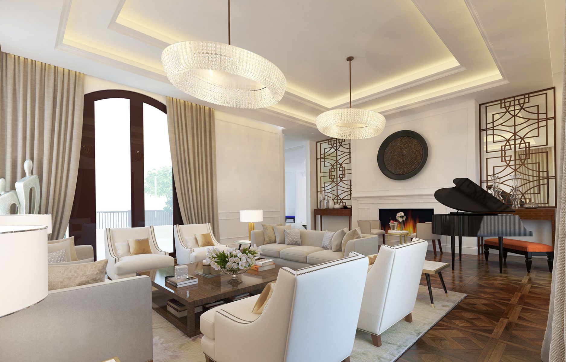 迪拜山私人别墅室内项目丨阿联酋迪拜-8