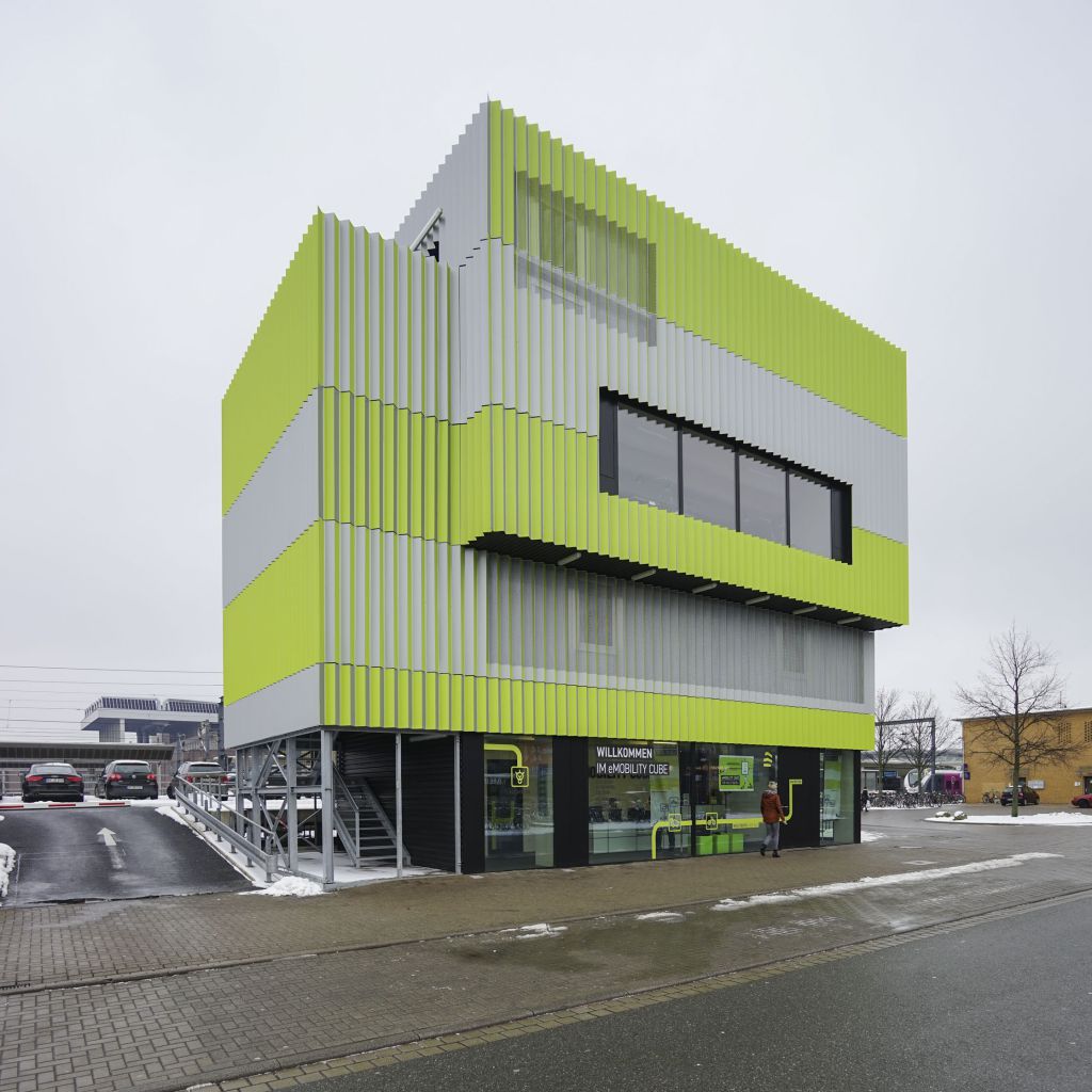 移动出行魔方（在特定语境中，eMobility常指电子移动出行领域相关概念，Cube本义为立方体、魔方等，这里结合语境翻译为移动出行魔方） 丨德国丨Modulorbeat | Architekten Münster-12