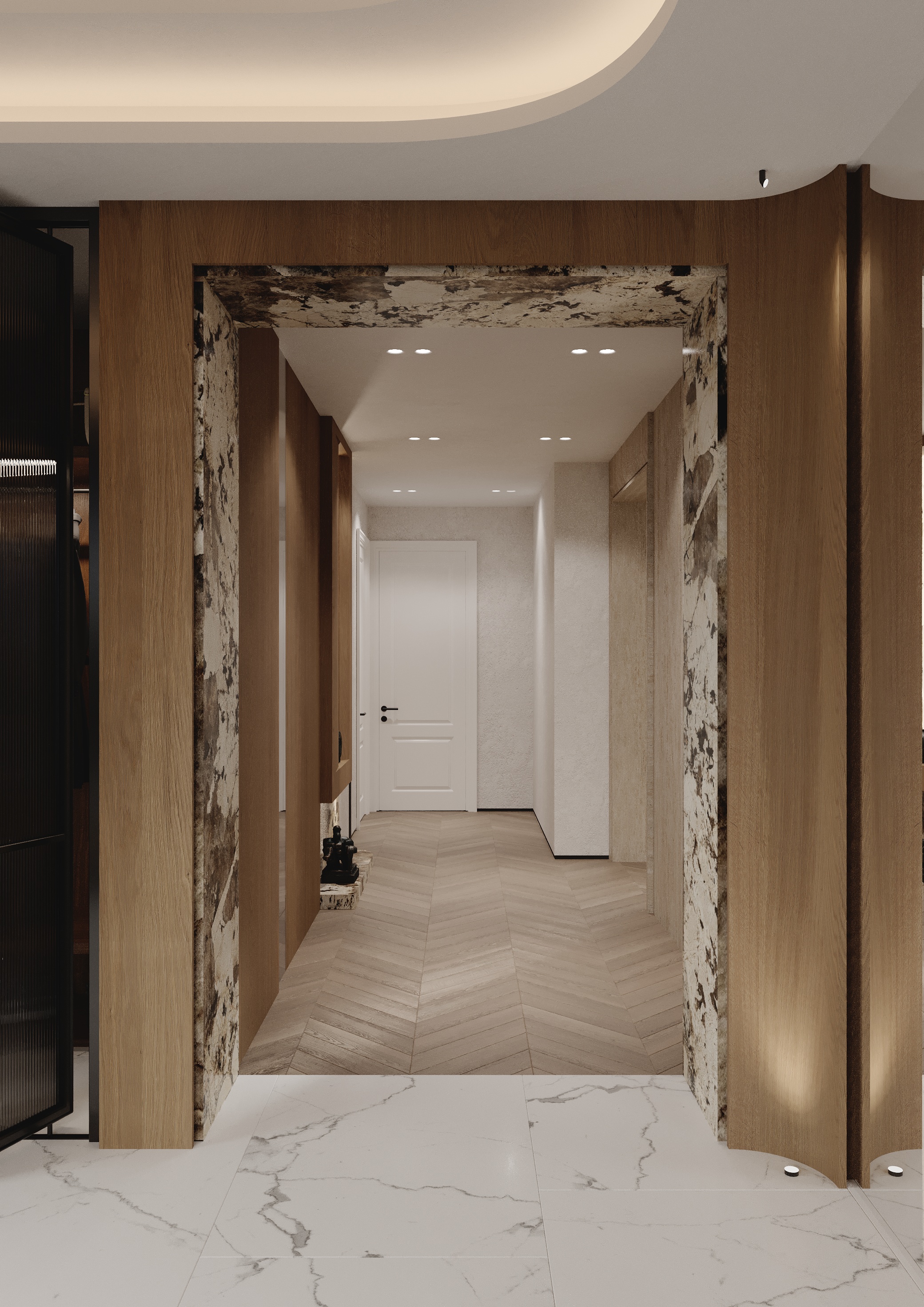 Дизайн-проект загородного дома остров Русский-7