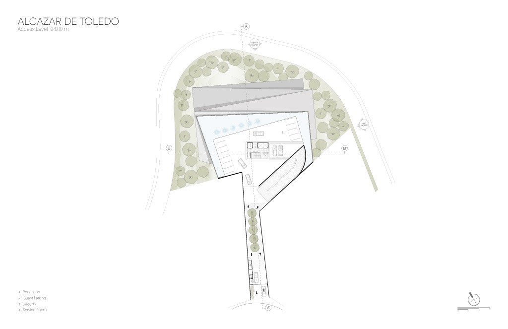 墨西哥城折叠空间豪宅，融入自然的线性设计-25
