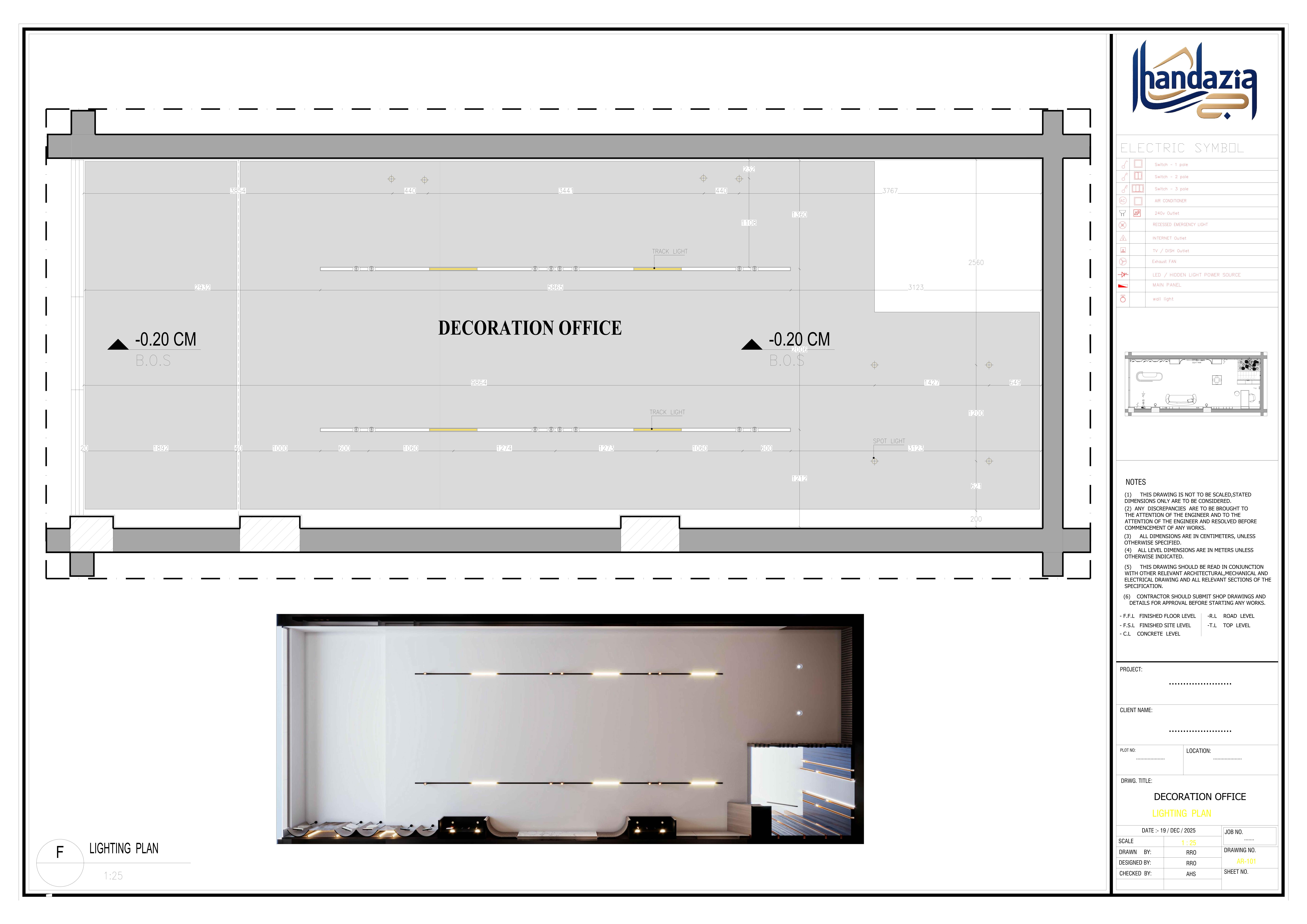 沙特阿拉伯装饰办公室施工图项目丨汉达齐亚集团（Handazia Group）-7