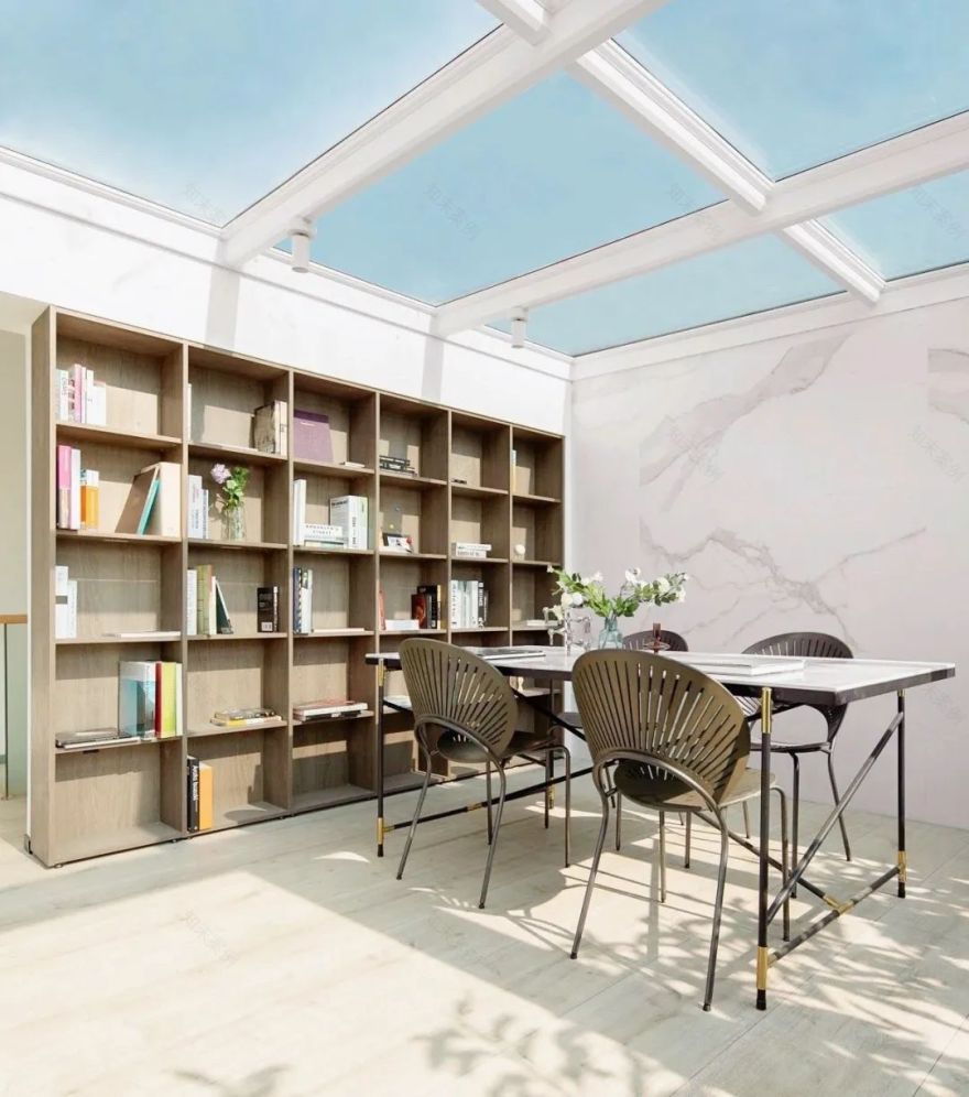 上海 180㎡空中别墅,温暖极简主义打造超美阳光房-130