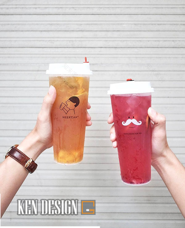 Heekcaa Lê Đại Hành奶茶店室内设计丨越南河内丨Kendesign室内设计公司-4