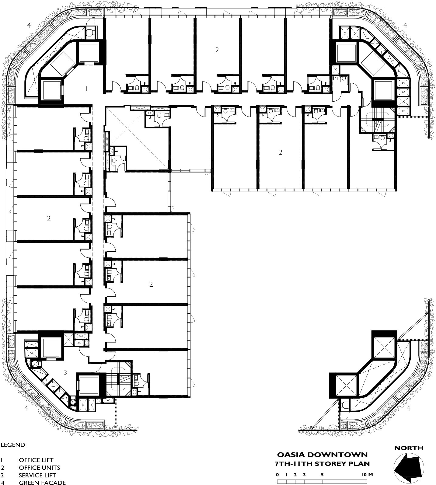 新加坡 Oasia 酒店 | 热带城市土地利用集约化设计的新典范-54