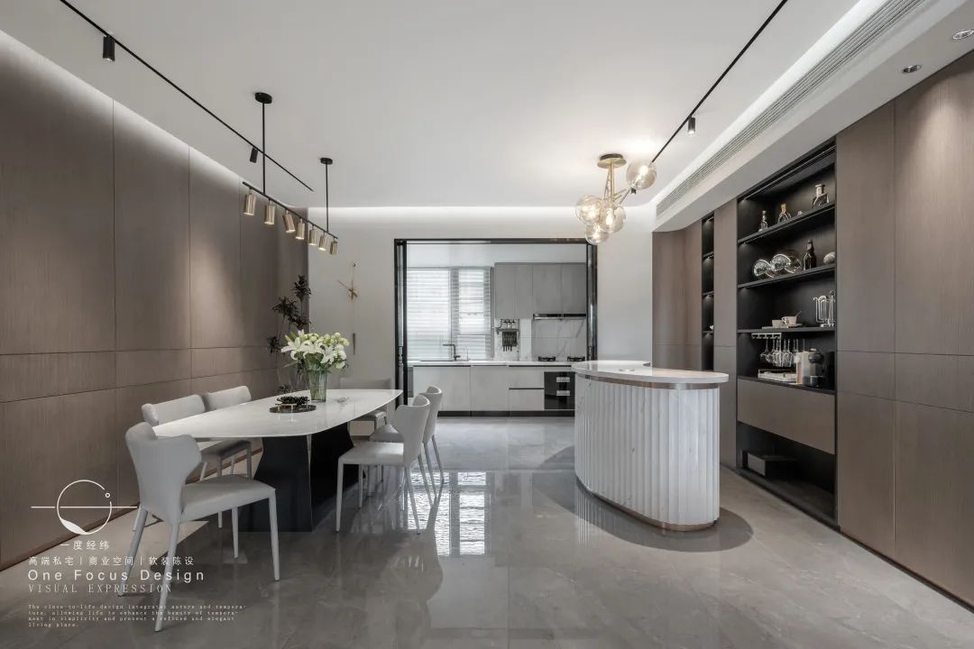 弧度中的温暖港湾·245㎡现代家居设计丨中国深圳丨深圳一度经纬设计-56