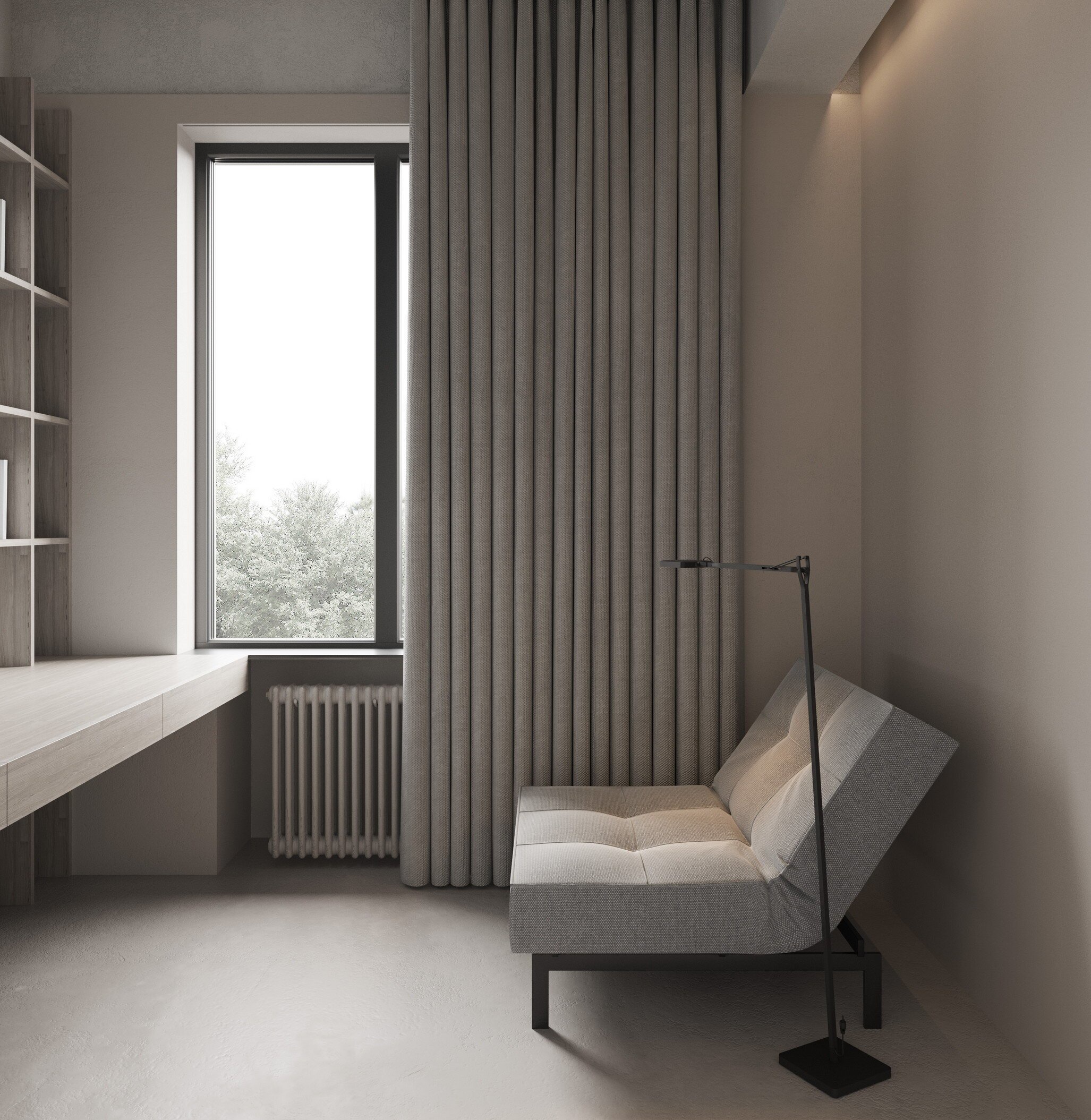 中性色系公寓设计 非凡的生活格调！-8