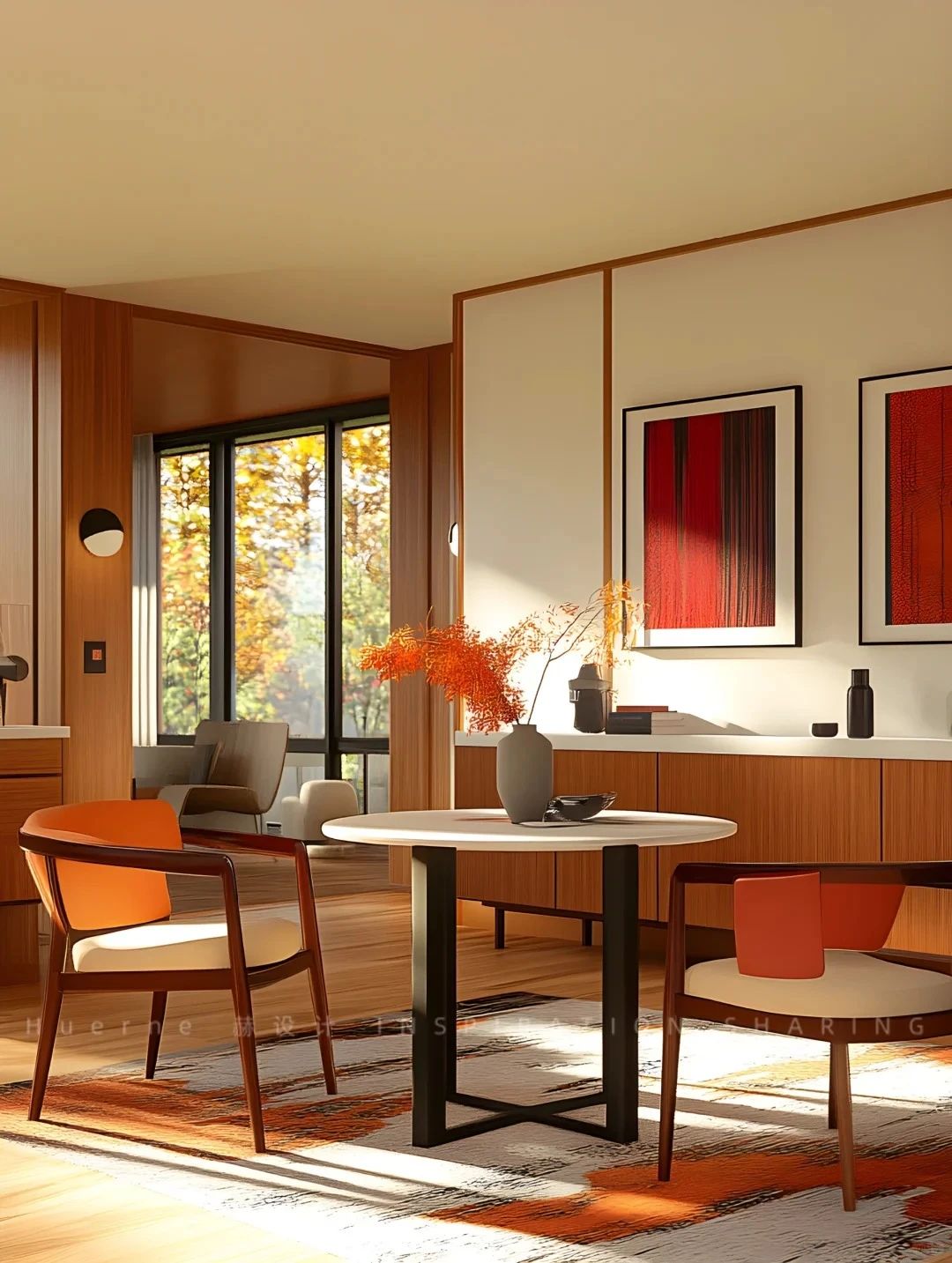 中古包豪斯独特松弛感私宅设计丨赫设计-22