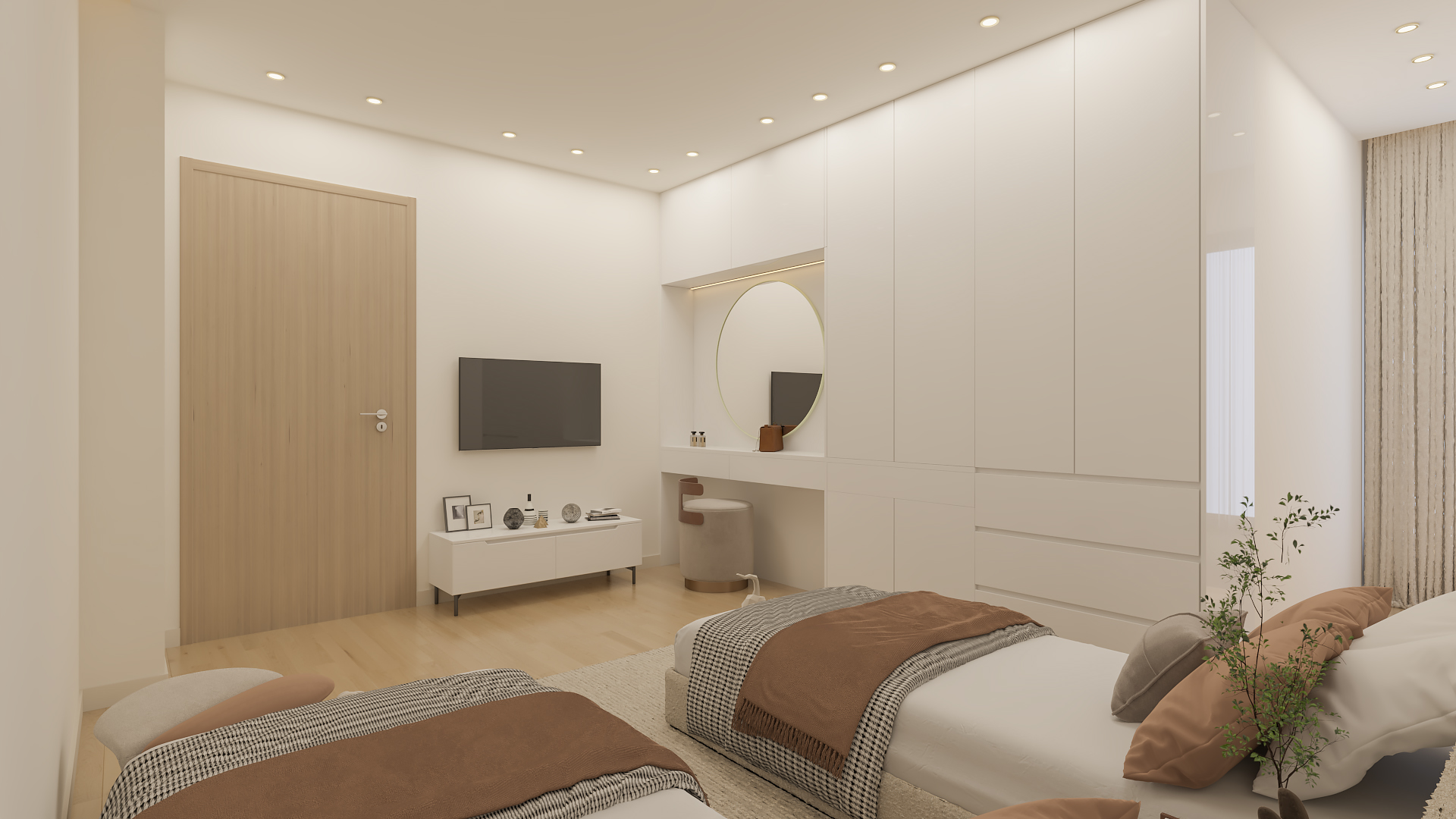 Wabi-Sabi Style Apartment at New Smouha, Alexandria-18