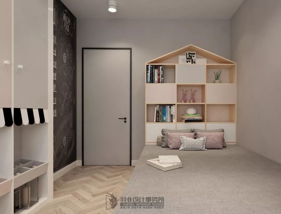 柳州正和城 D 区 96㎡北欧风家居设计——时光的另一面-54