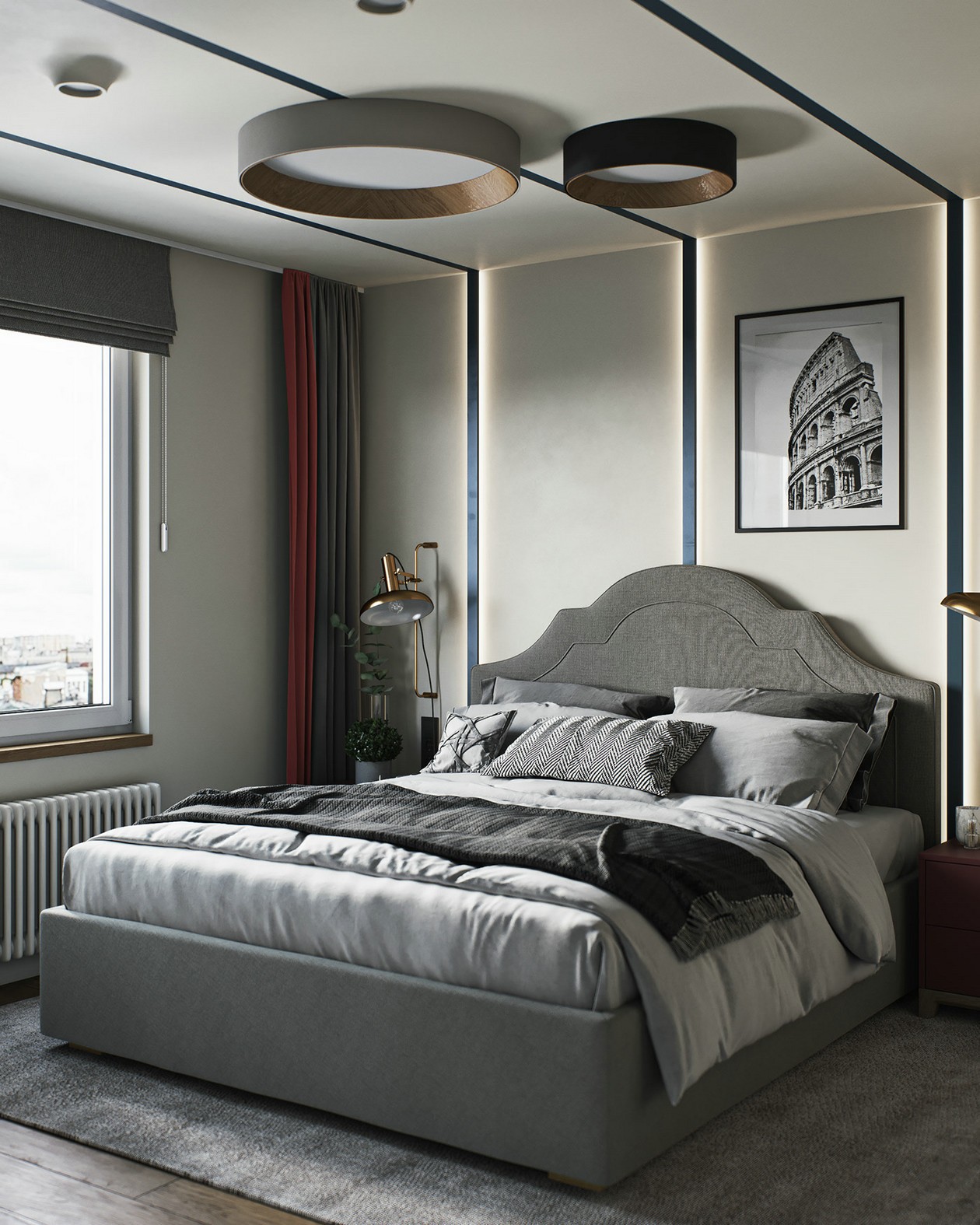 97㎡混搭 风色彩丰富，布局大胆-12