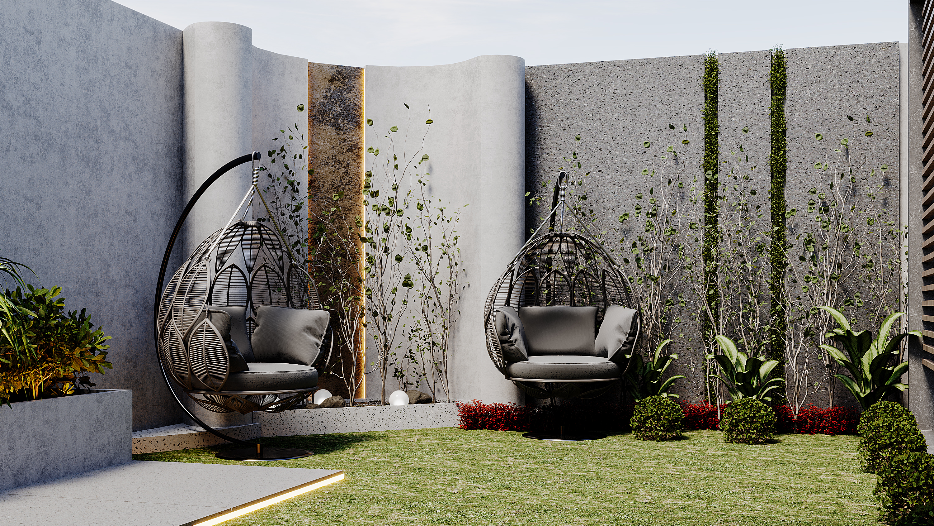 PRIVATE VILLA LANDSCAPE (BADYA COMPOUND)-11