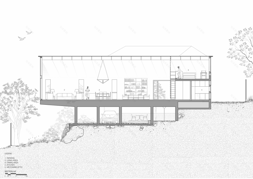 尼尔吉里的野草屋丨印度丨Mathew and Ghosh Architects-48