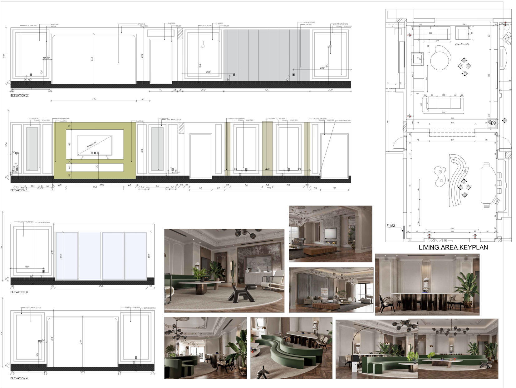 室内空间技术立面设计-0