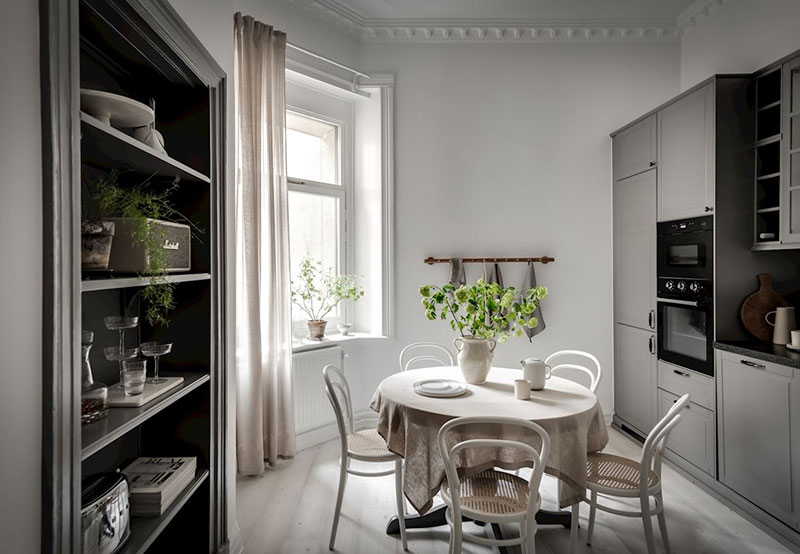 瑞典小公寓的冬日情调设计-12