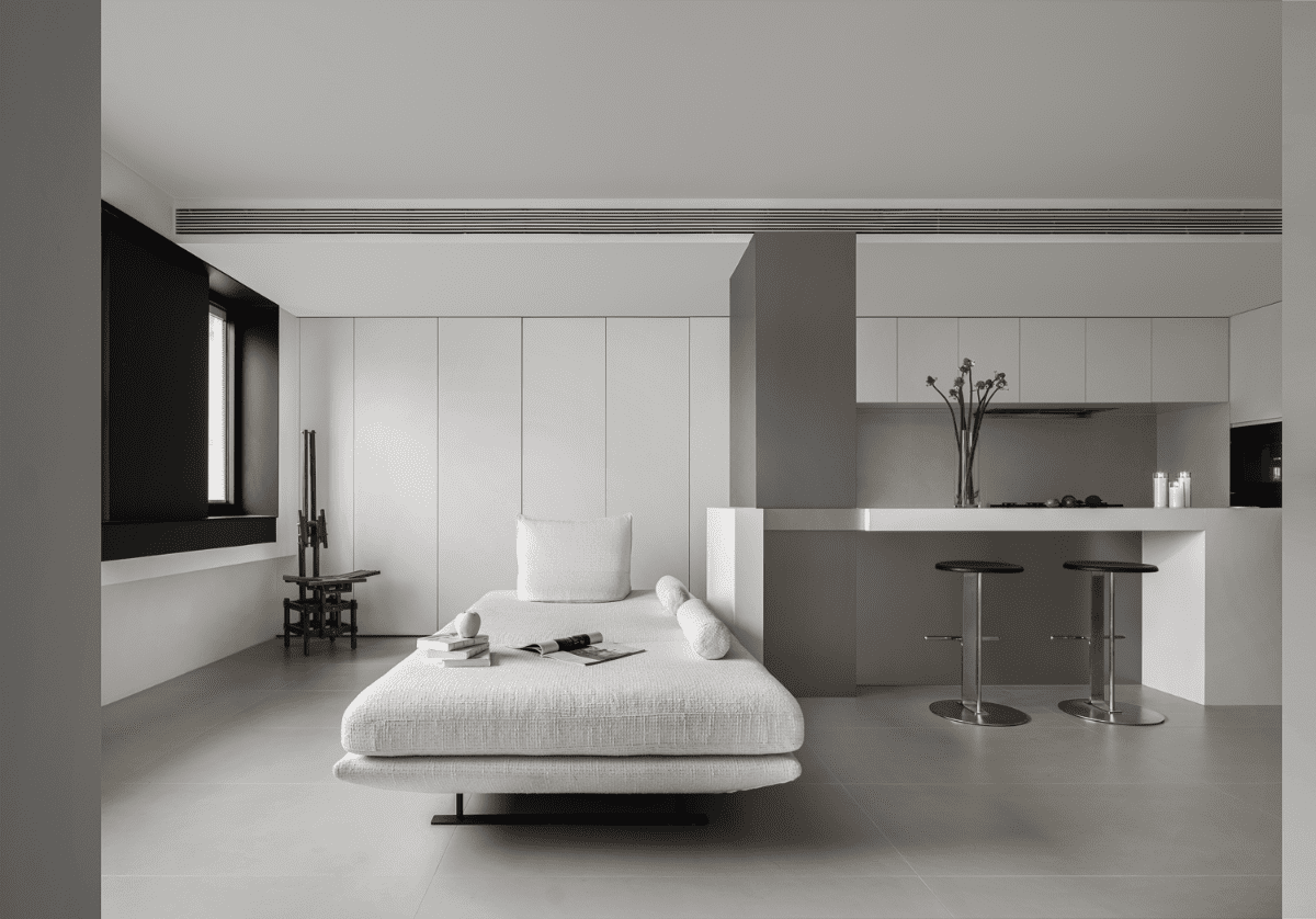 80㎡极简打破常规，重组客卫变出衣帽间，LDK一体布局开阔胜大平层-0