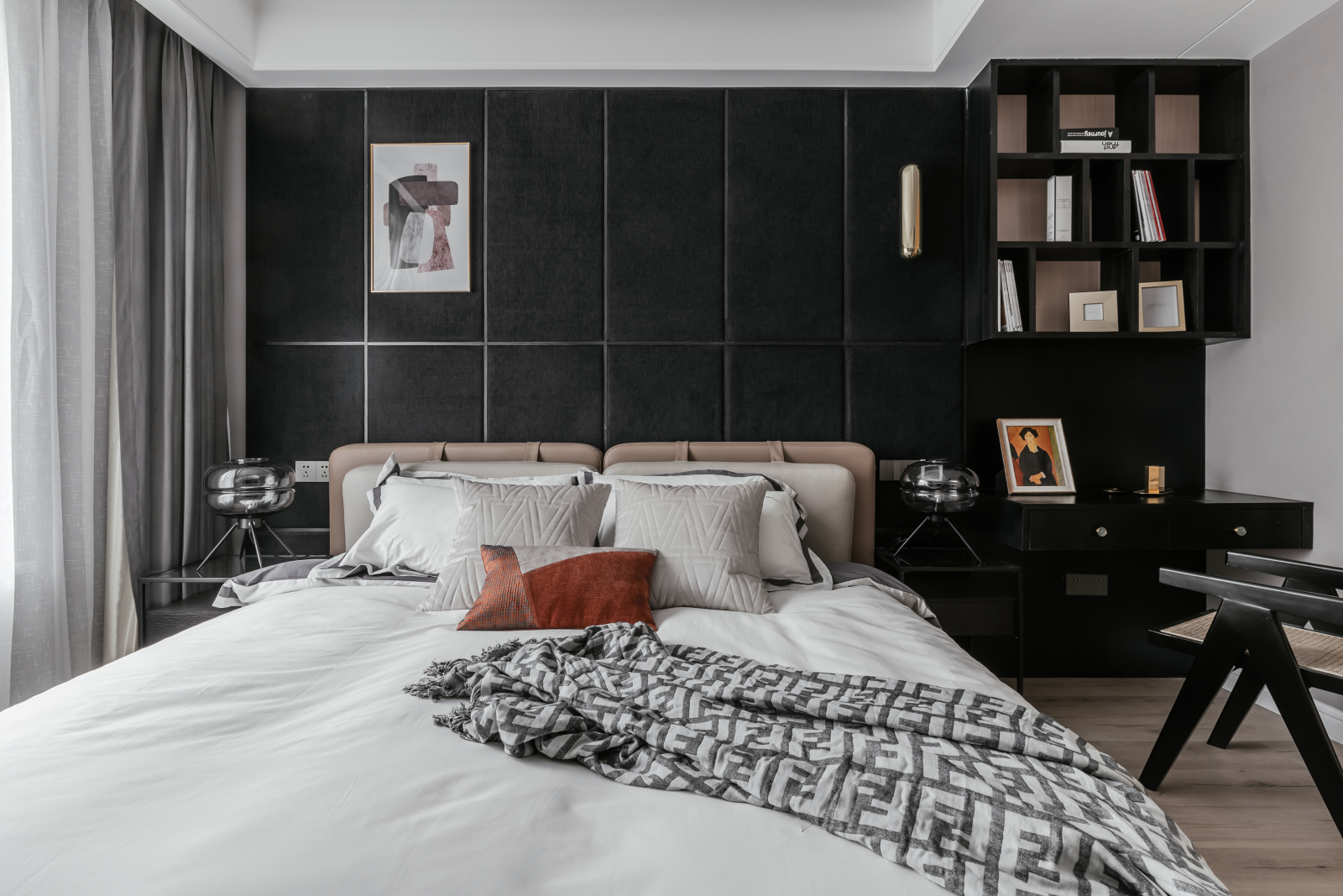 《境静·自然》现代私宅,自然纯粹材质打造舒适空间-35