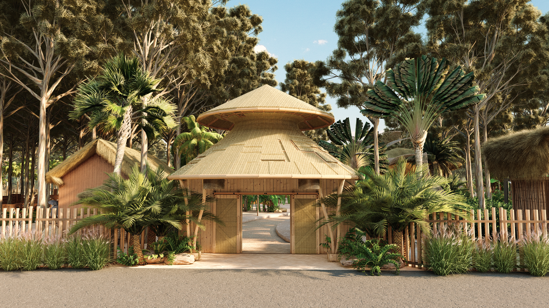PROJECT _ LONG HAI ECO RESORT _ GATE ENTRANCE-0