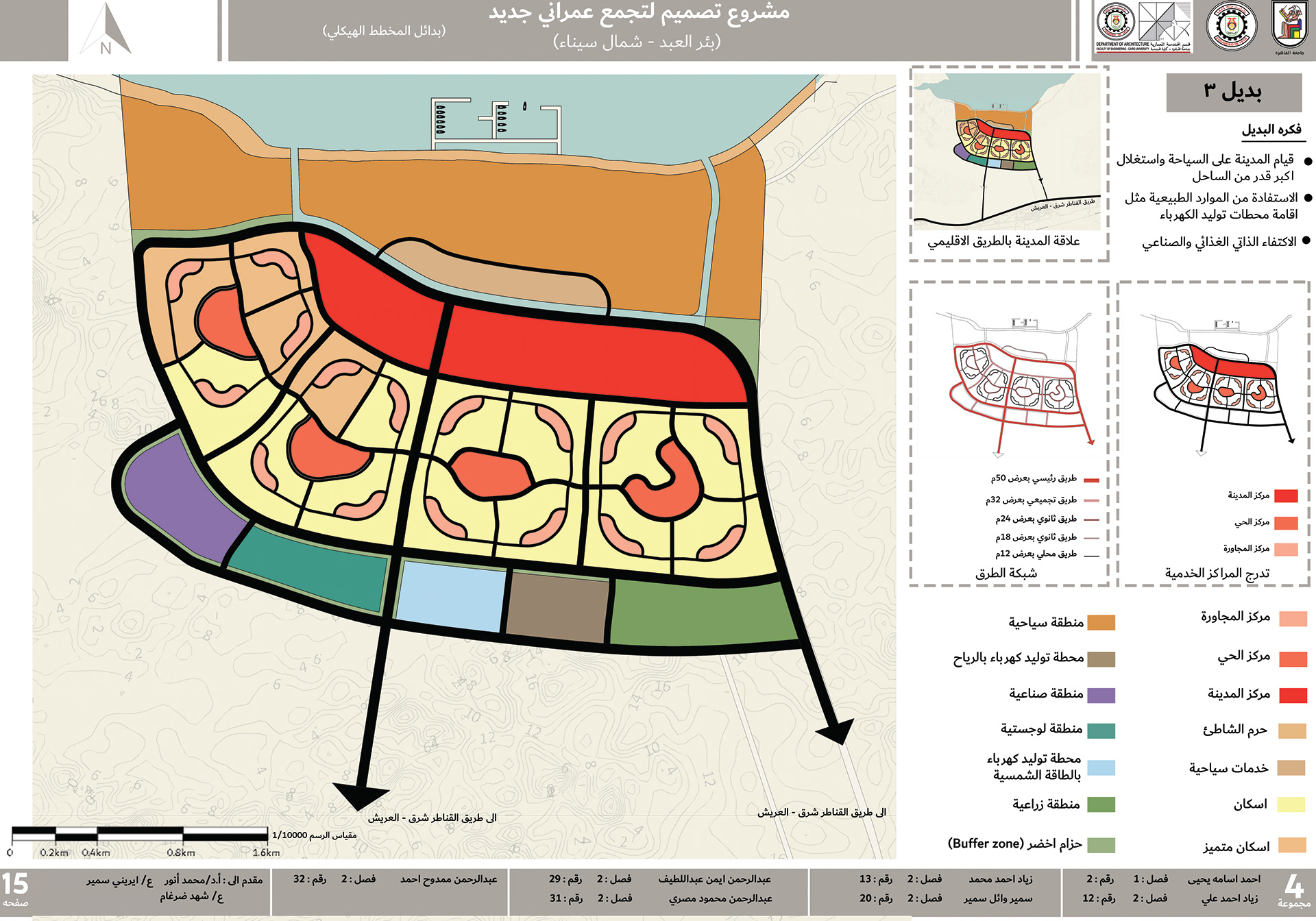 BIR EL ABD 城市规划丨开罗大学工程学院建筑系-21