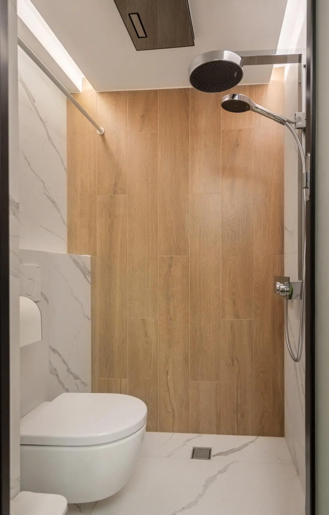 45㎡现代精英家庭居室,收纳空间焕然一新-34