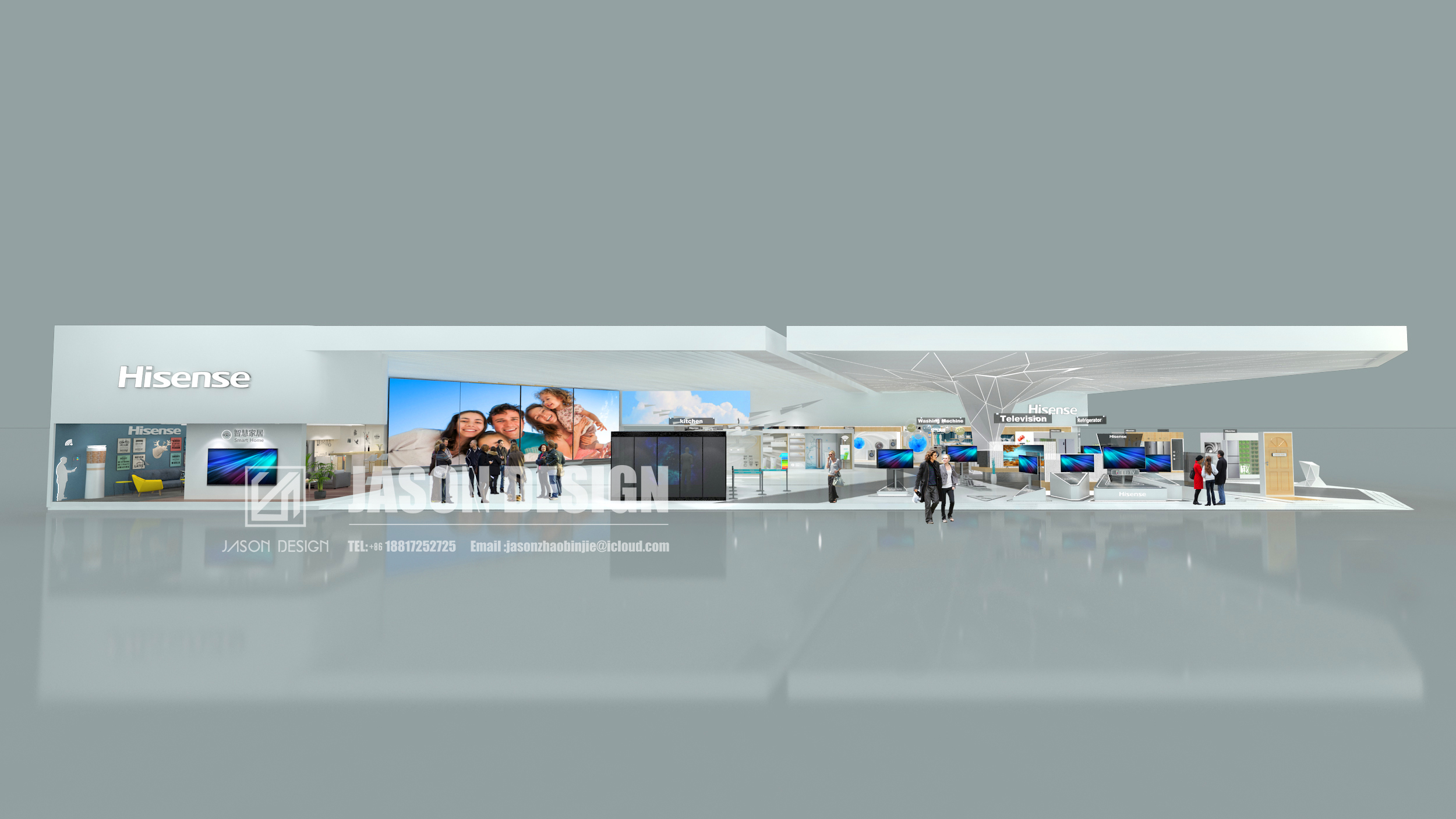 2017 年中国上海 AWE 海信展厅设计丨Jason zhao,YOYO pan-5
