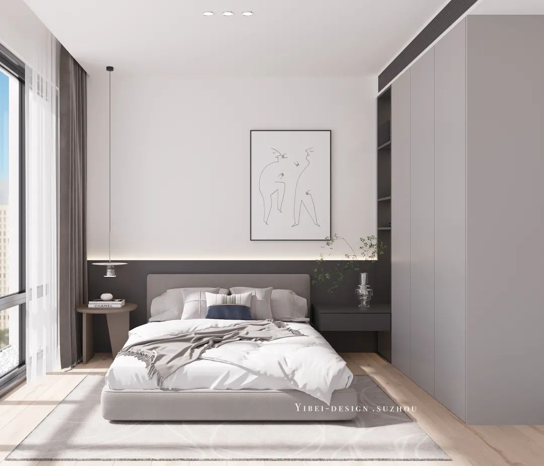 现代简约复式空间设计丨中国苏州丨YIBEI DESIGN-32