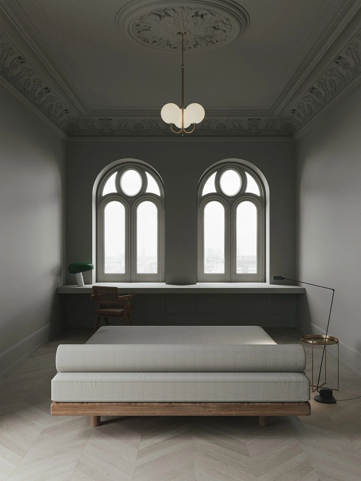 复古文艺宅设计丨空间设计-34