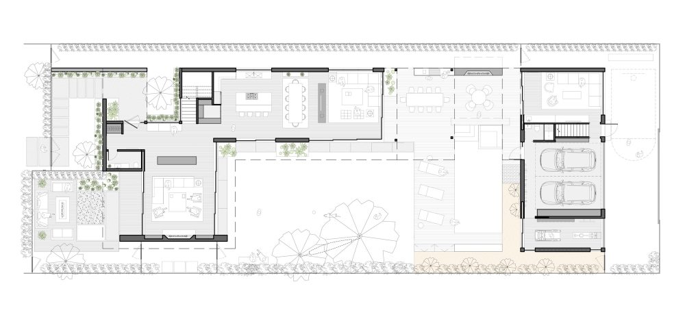 洛杉矶温暖现代家居,融入自然的室内外一体化设计-28