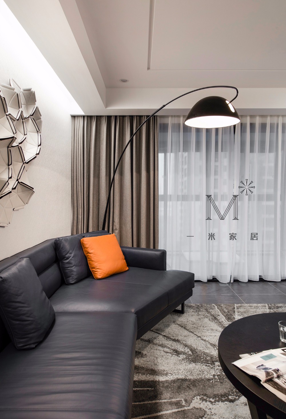 橙意——凤凰湖壹号200㎡现代港式-7