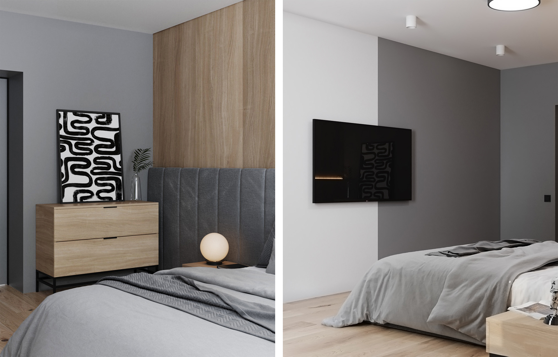 现代原木风公寓设计-7