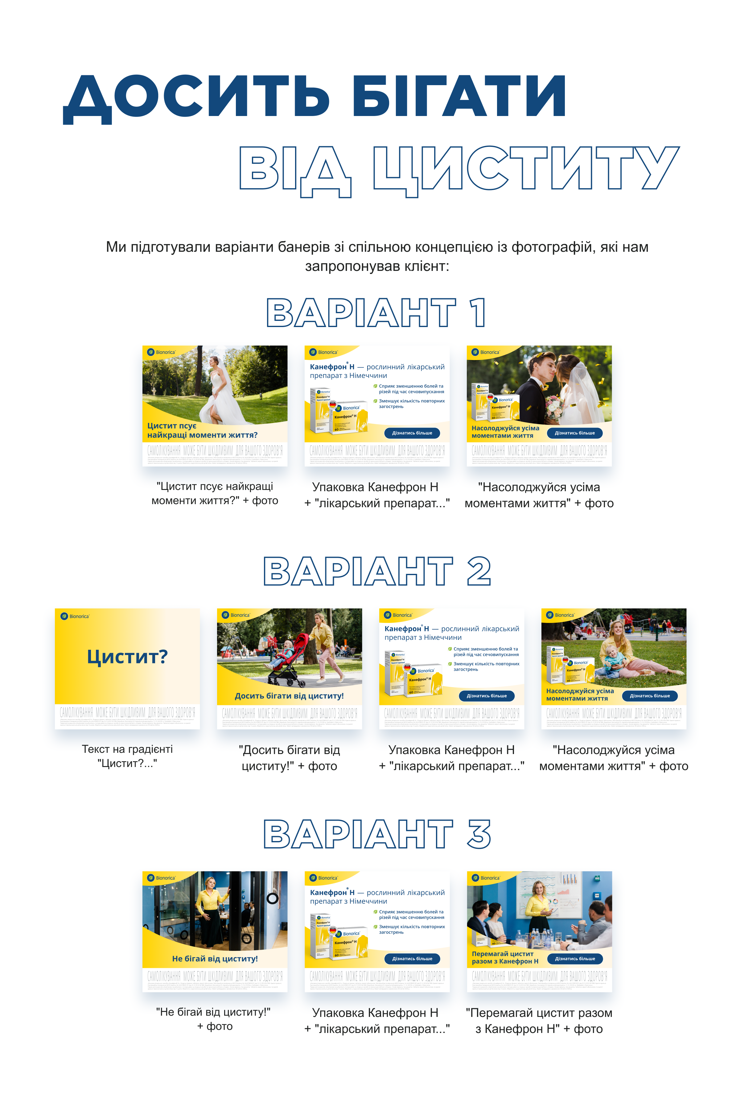 GDN & Facebook banners | Bionorica Canephron®N-1