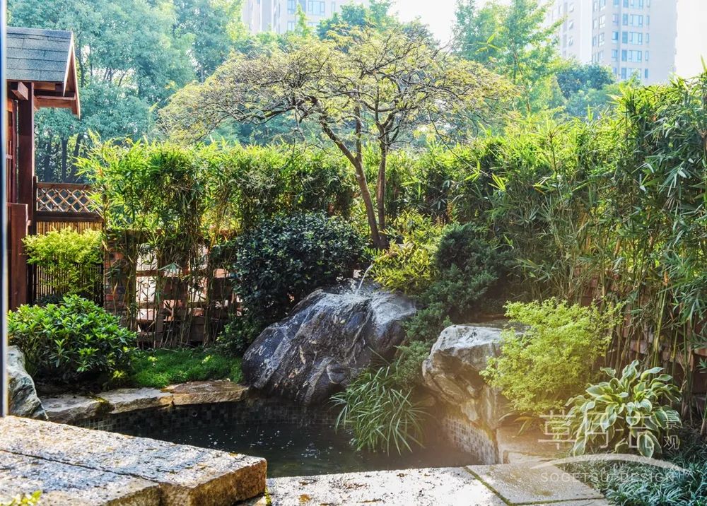 小空间庭院景观设计丨草月流景观-25