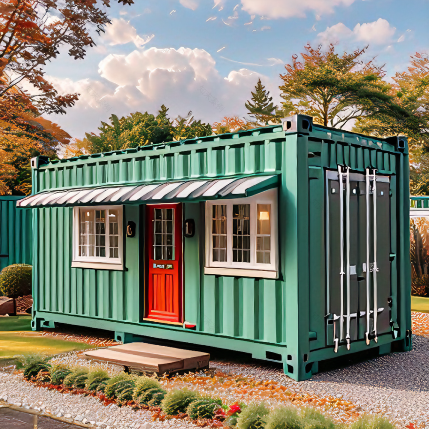 森林中的特殊设计集装箱房屋-22